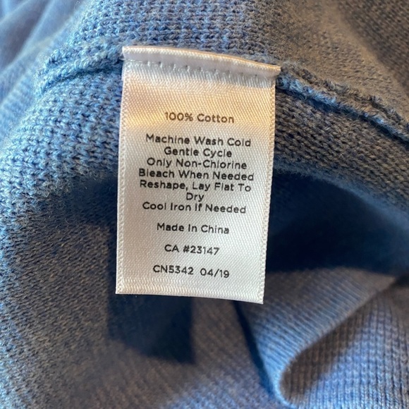 Talbots 100% Cotton Woman’s Sweater Jacket, Size LP - Picture 5 of 7